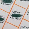 Cool as a cucumber